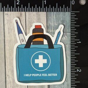 🌀10/$10🌀 Healthcare Nurse Doctor Reusable Waterproof Vinyl Sticker Decal